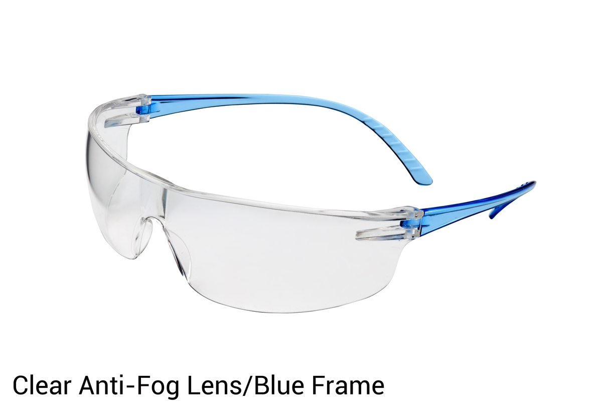 Honeywell Op-Tema Lunettes De Sécurité Bleu - Verres Clairs Anti-Rayures